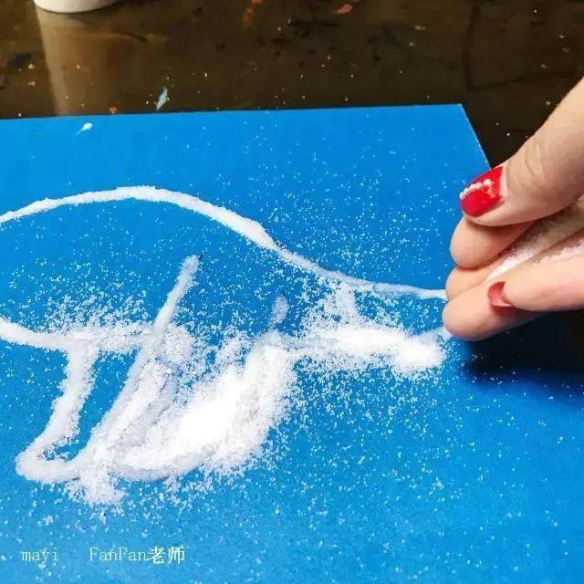 【创新手工】水粉撒盐画,玩转不一样的艺术体验!
