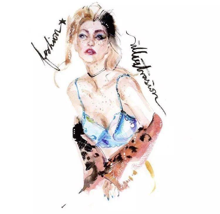 Chiu|超级仙美的绘画步骤分享！Ping-Yu Chiu助你水彩时装画更上一层楼！