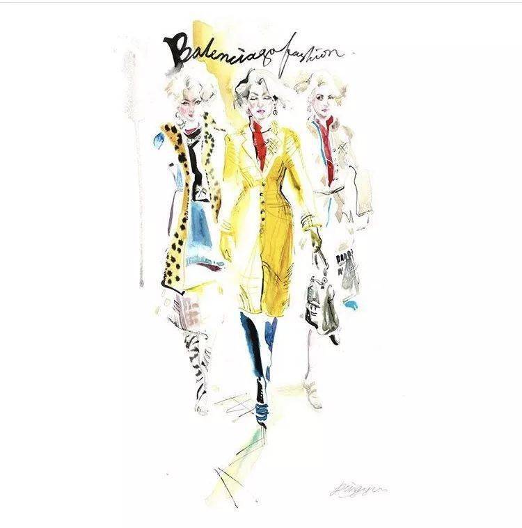 Chiu|超级仙美的绘画步骤分享！Ping-Yu Chiu助你水彩时装画更上一层楼！