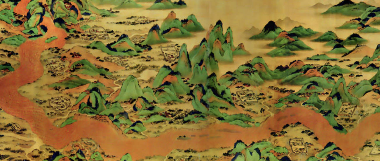 制图学|地图的历史⑥︱游走在制图学与山水画之间的中国传统地图