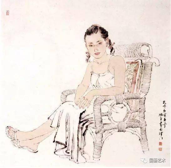 现代仕女人物画法