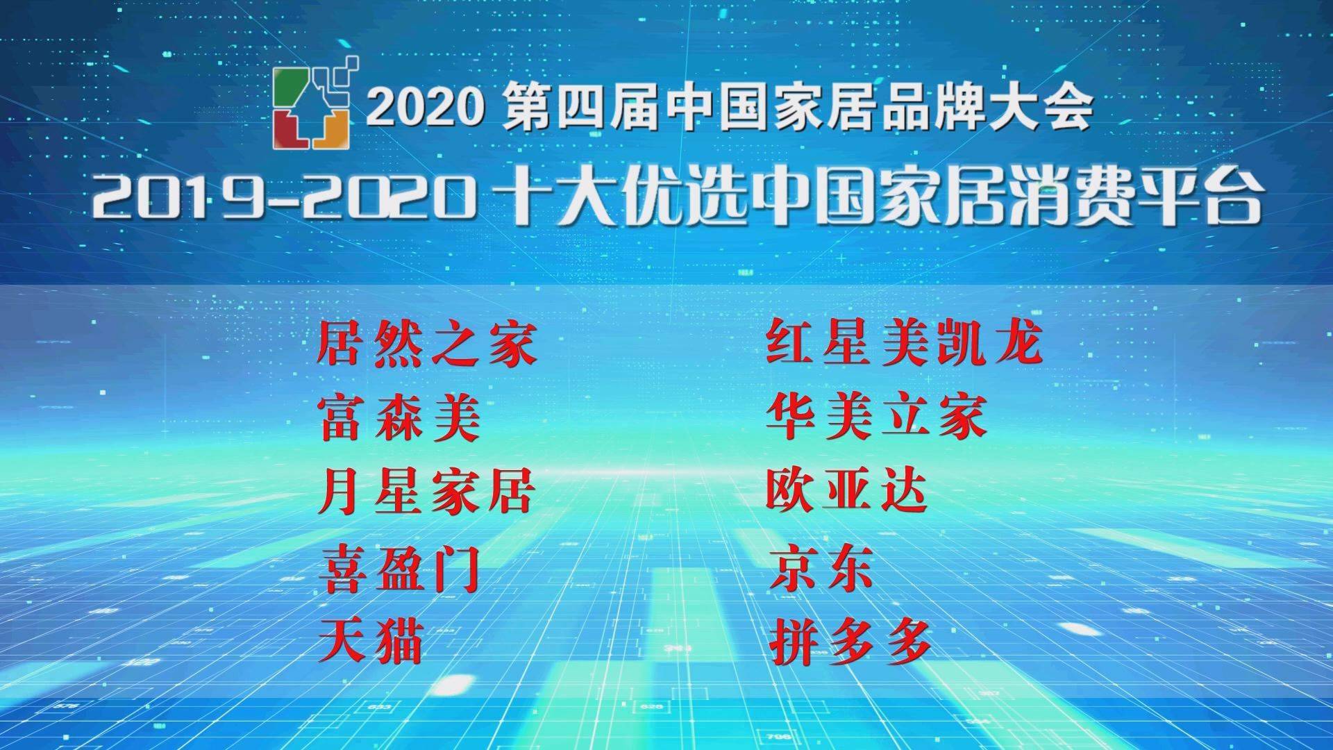 家居|2020第四届中国家居品牌大会发布十大优选中国家居消费平台