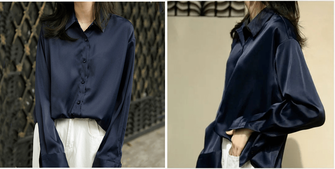 质感|初秋必备的法式复古衬衫 | 这件显瘦有质感，四季都能穿。