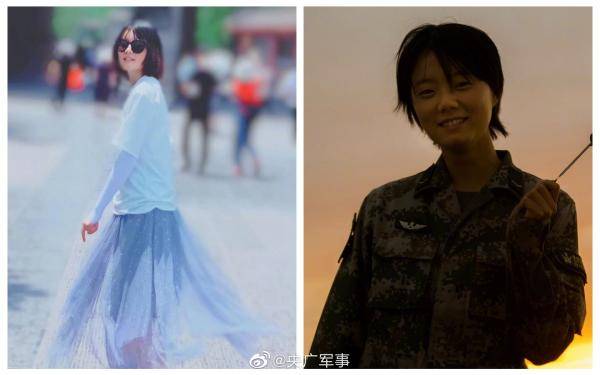 央广军事微博|女兵入伍前后对比照：有一种蜕变叫参军