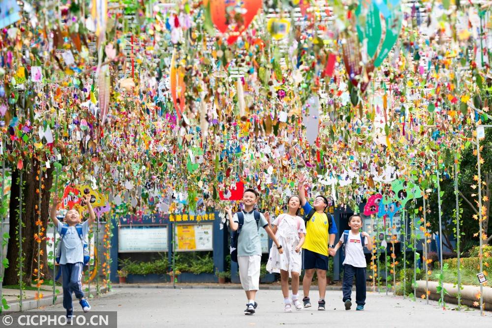 长兴|浙江长兴：树叶风铃 悦动校园