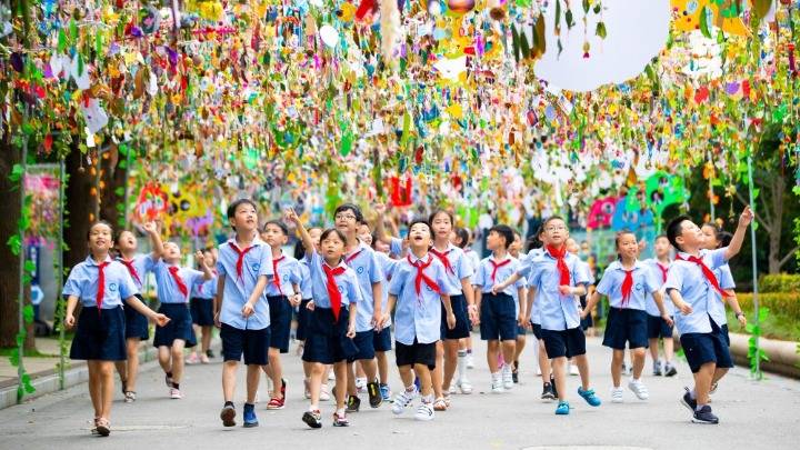 长兴|浙江长兴：树叶风铃 悦动校园
