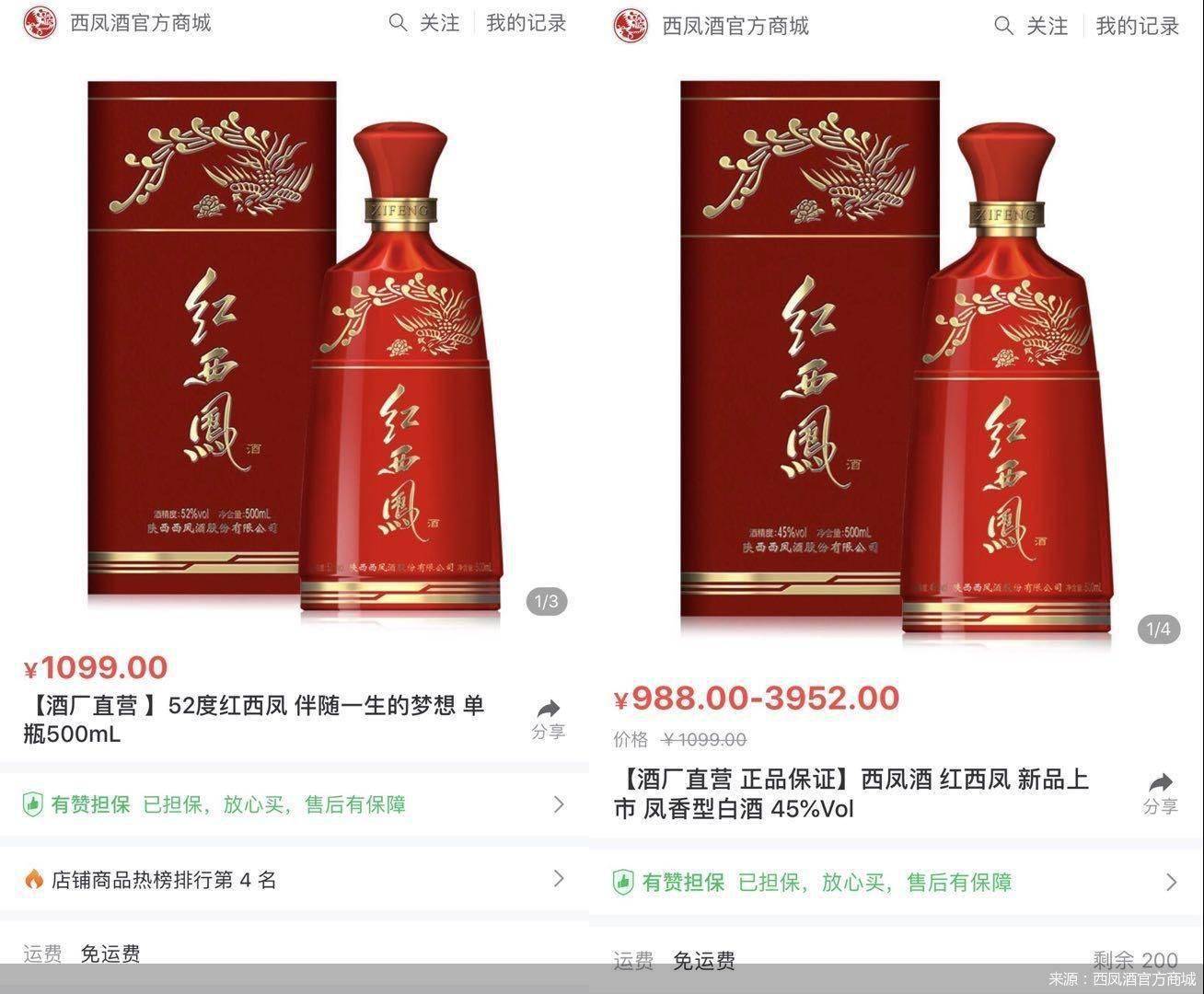 商报讯|加码超高端 红西凤将布局万元以上产品