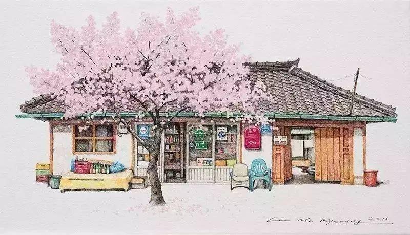 插画师笔下的解忧杂货铺美爆了