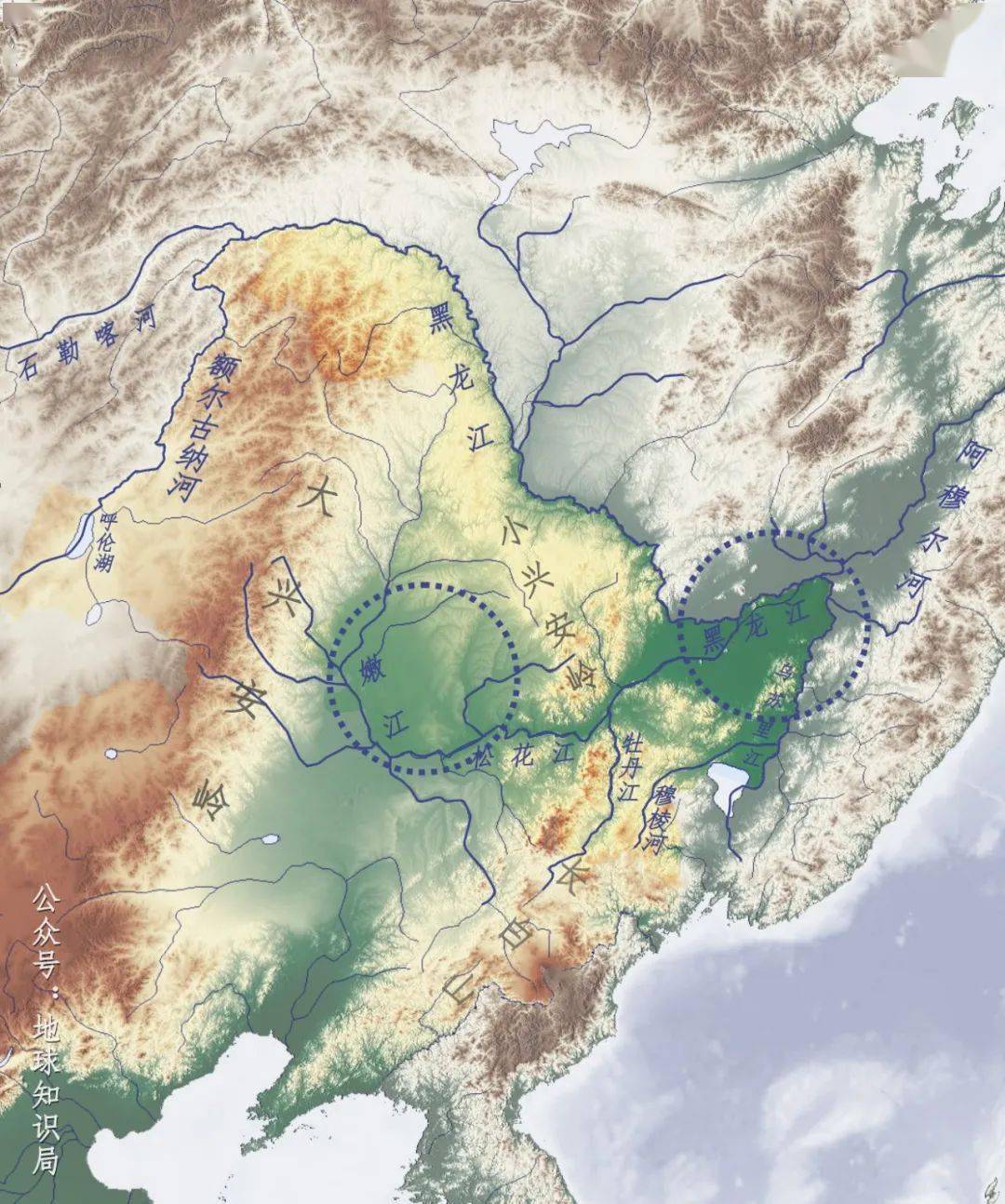 东北的湿地_河流