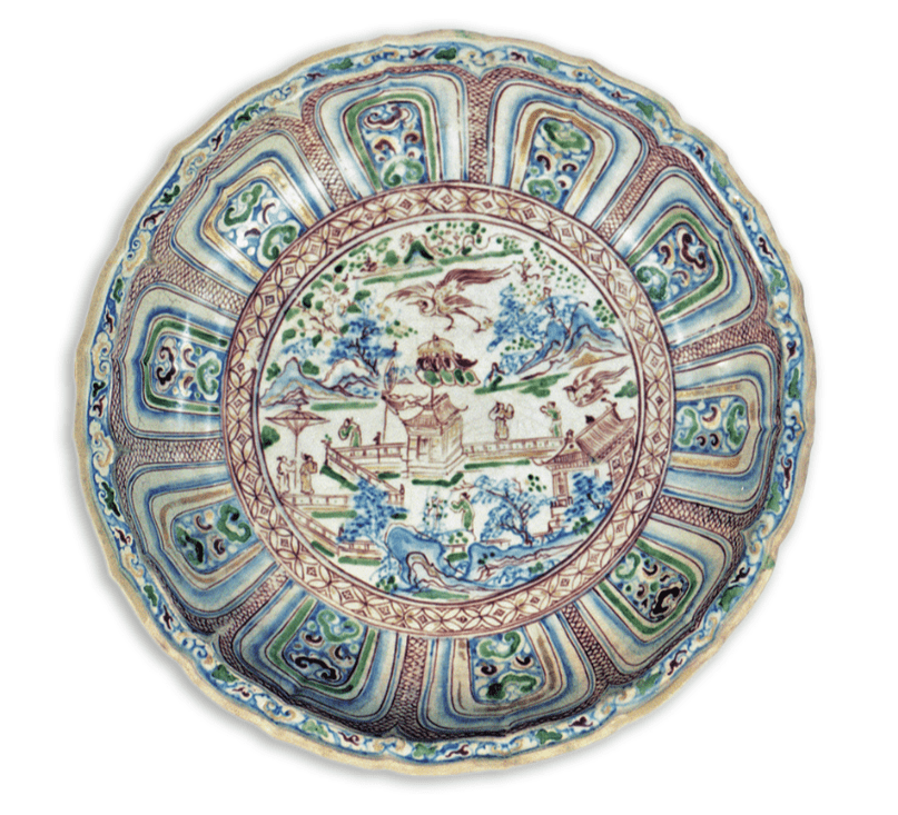 大盘|鉴赏｜亚洲历史文化背景下的越南彩绘瓷
