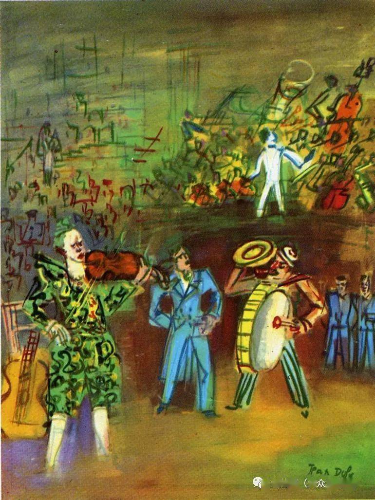 法国著名野兽派装饰风格画家拉乌尔 杜菲(raoul dufy)作品