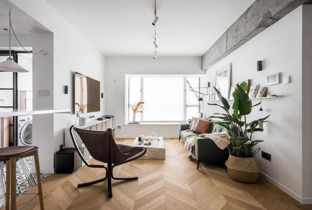 北欧|80平的北欧风结合波西米亚风，整个屋子显得清爽轻盈~