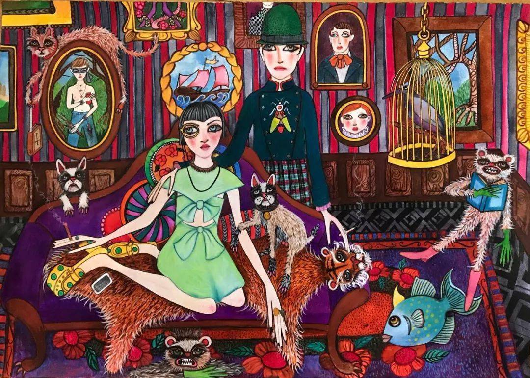 Helen|吸过毒，患过癌症的她如何蜕变为GUCCI御用插画师？ins爆火的50岁网红大妈的惊天逆袭！