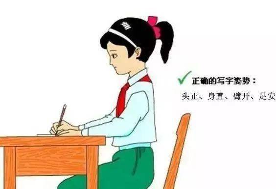 坐姿|小学生写字常见的8种错误坐姿！你在其中吗？