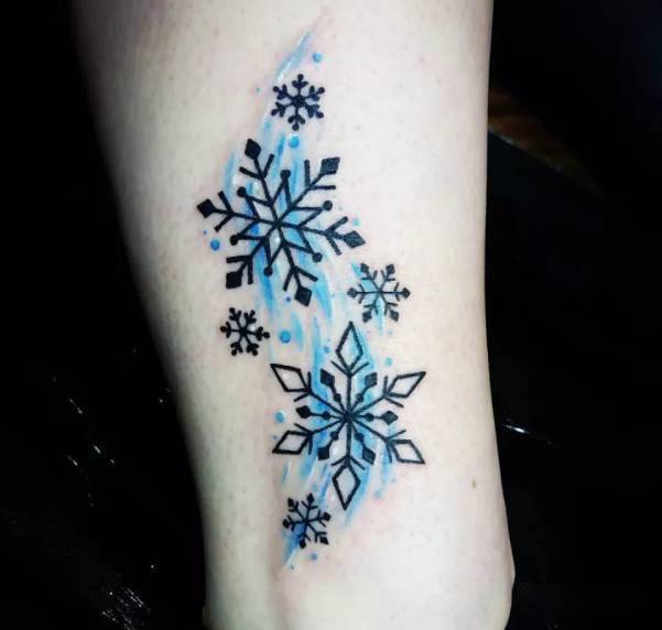 tattoo | 纹身素材:雪花