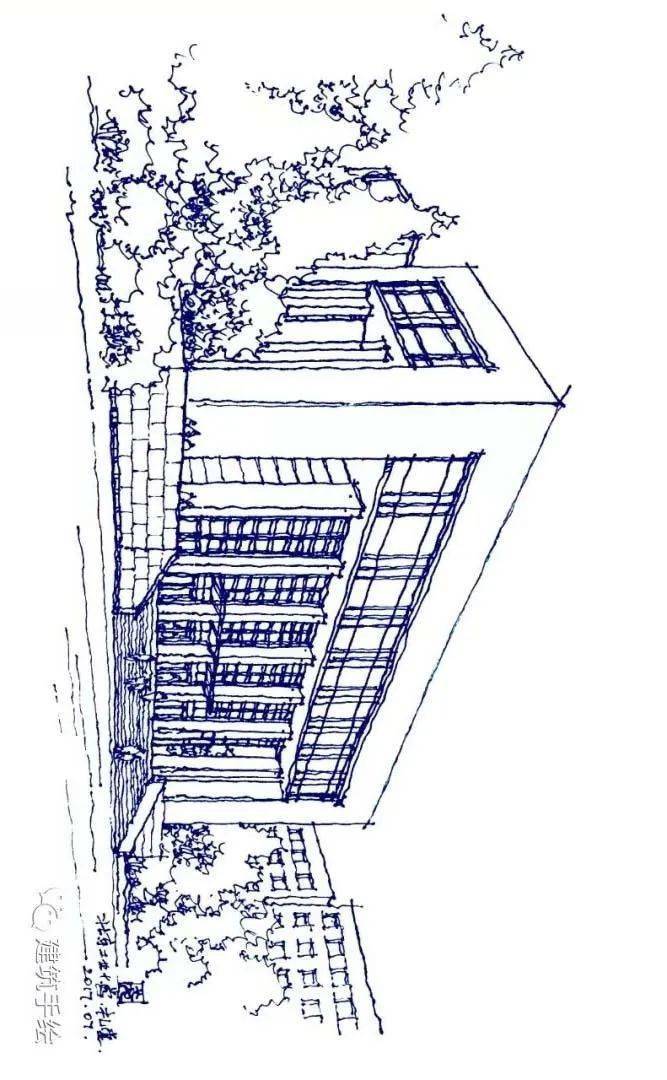 甲子之约校友倾情手绘一大波北工大建筑美图来袭