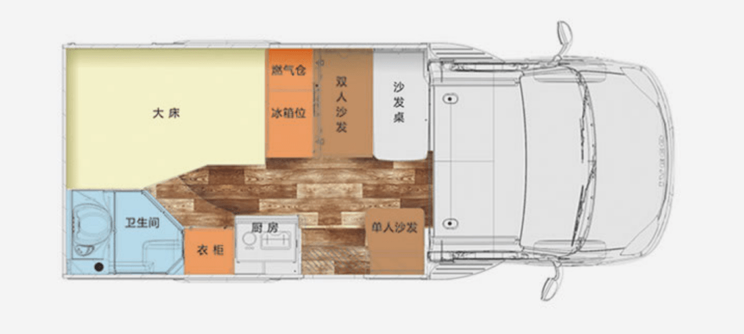 105北京房车展四人座刚好朗宸t60国产依维柯c型