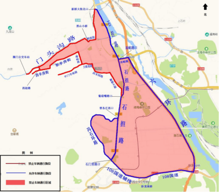 区域|明年起，门头沟区六环路外部分区域限行外地车