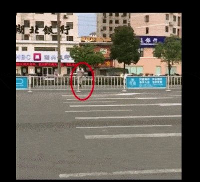 不远处的斑马线:这么两步道儿都不从我这走,这么看不上我么?