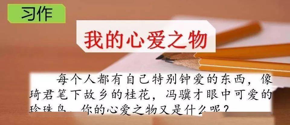 小学语文五年级语文上册习作一《我的心爱之物》微课教学视频 知识点