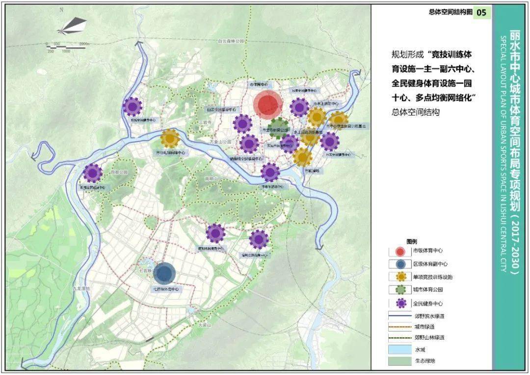 《丽水市中心城市体育空间布局专项规划2017-2030》 发布!