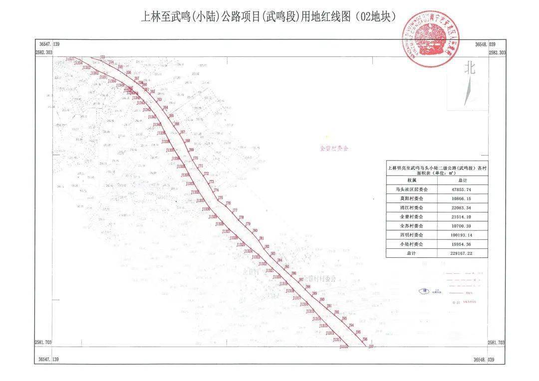 上林至武鸣公路项目土地征收预公告【掌上武鸣】