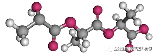 图. pla聚乳酸分子结构示意图