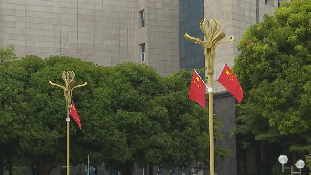 清远,红了!_五星红旗