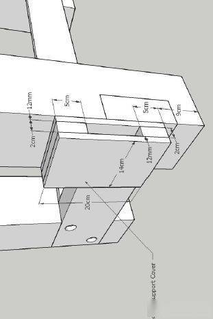 木工桌详细设计图纸(部件图和装配详细尺寸都有)