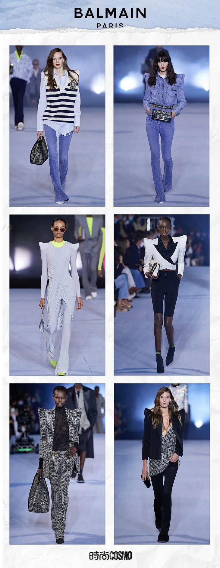 Lye|T型台 | 真·直播看秀，Balmain玩出花了