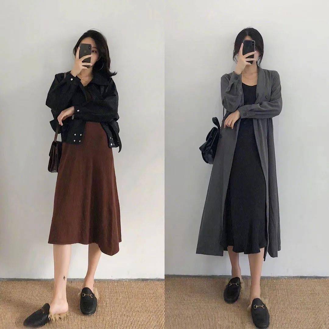卡其|18套初秋“温柔低调”的质感通勤穿搭!