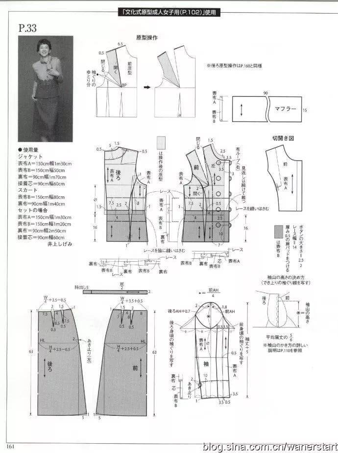 男风衣裁剪图_风衣男(2)