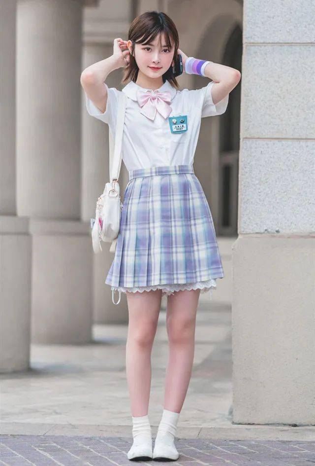 "可爱"是小个子的专有词?高个女孩这么穿,温柔乖巧惹人爱