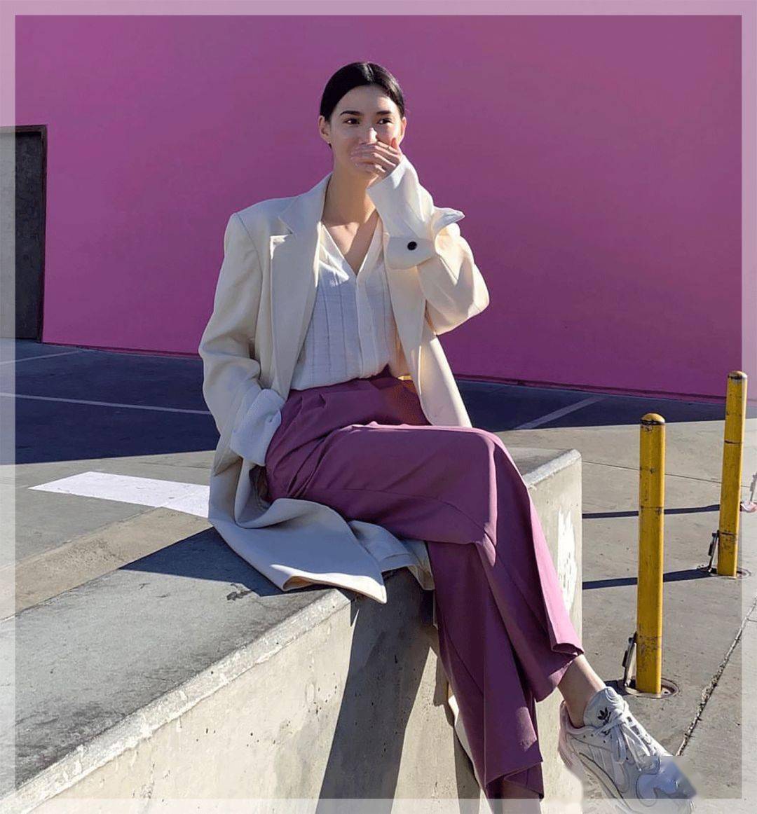 钟楚曦|南韩钟楚曦的「大佬风」穿衣模板，显高显瘦太绝了！