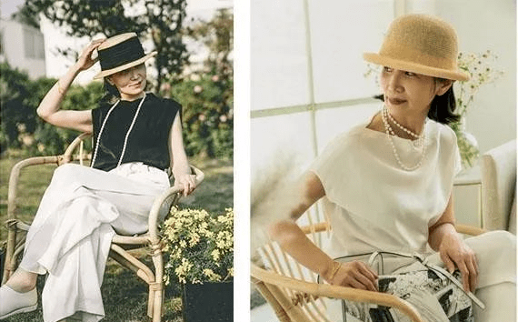 颜色|40+女性如何远离“大妈感”,早秋极简风穿搭,优雅又有女人味