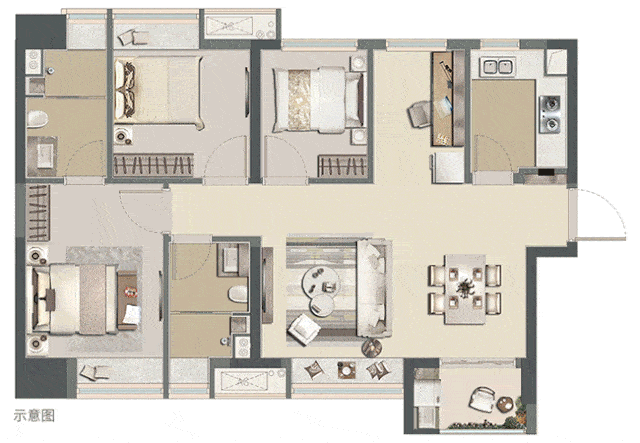 有什么不可以! 330万起拿下全能四房
