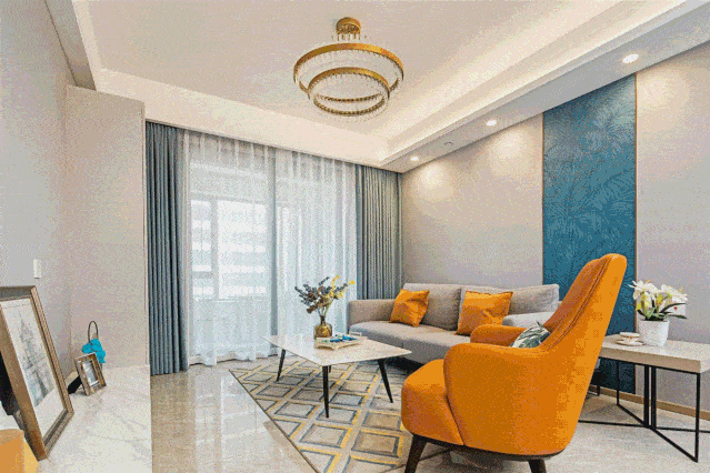 108㎡现代风三房,从进门美到卧室,邻居疯狂羡慕!