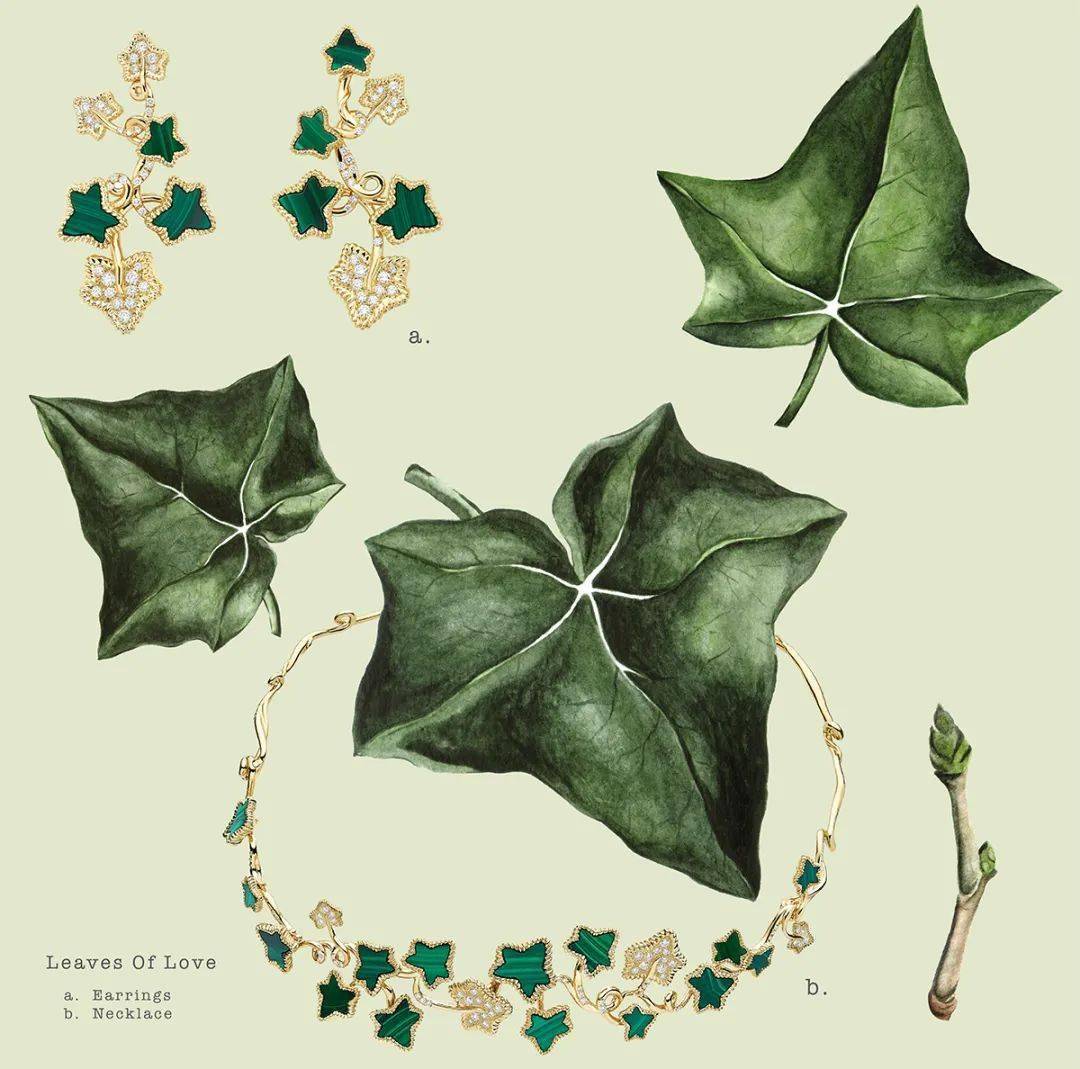 常春藤|DIOR迪奥 LEAVES OF LOVE 常春藤高级珠宝系列