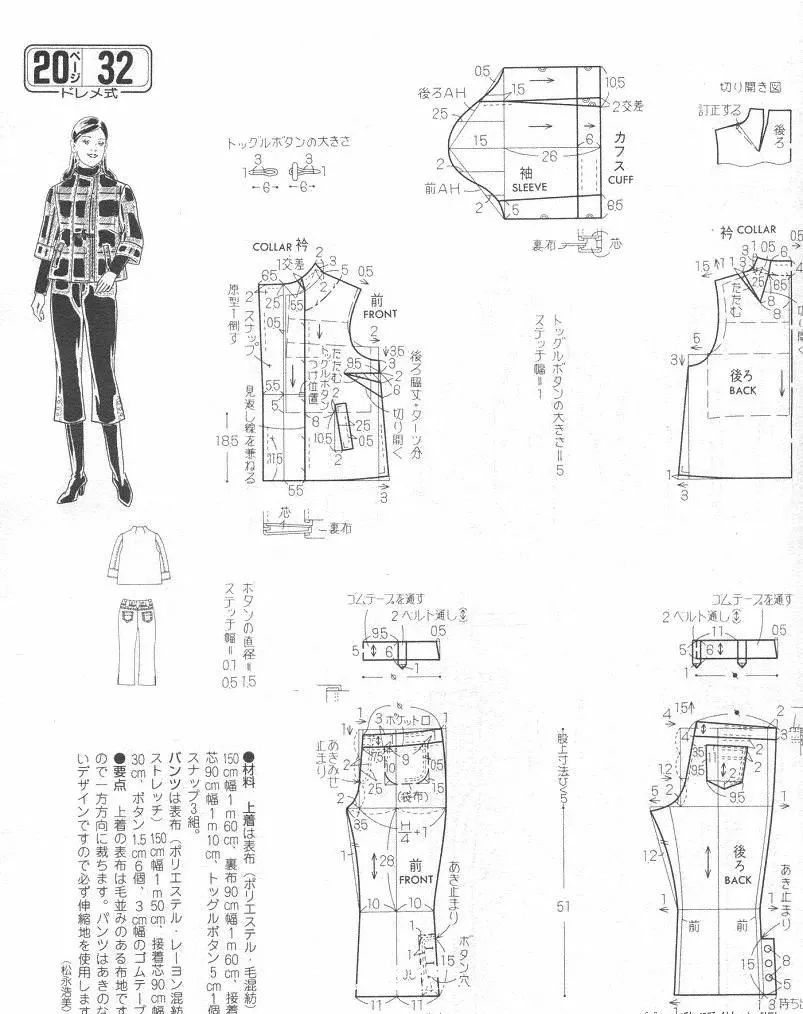 女风衣裁剪_风衣裁剪图(3)