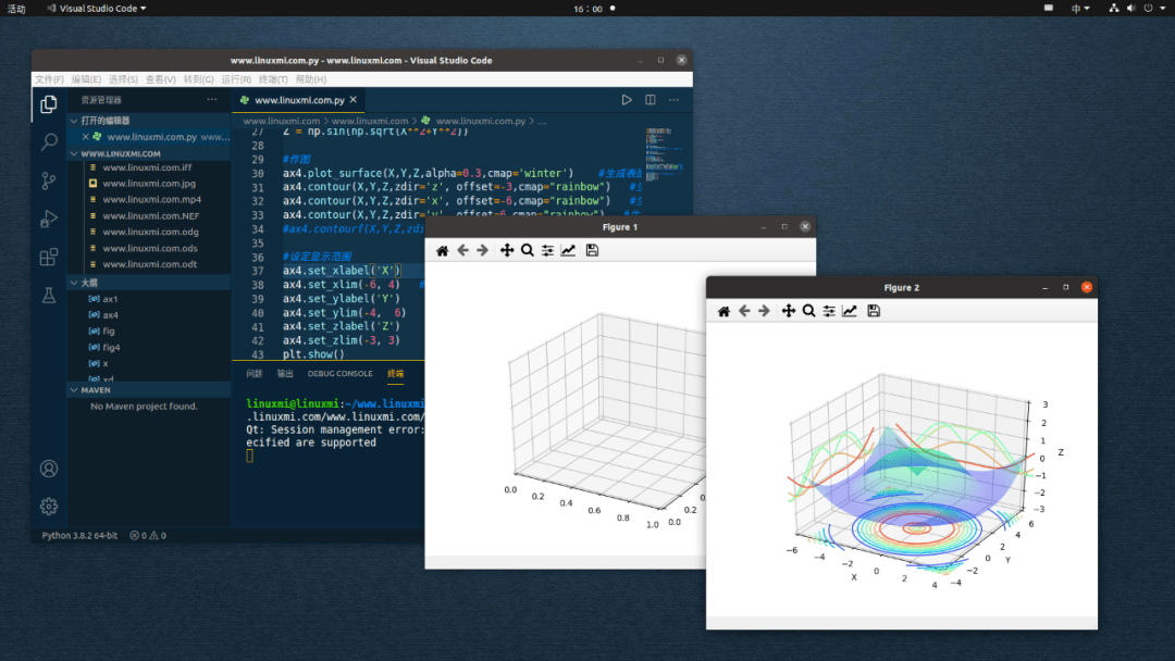 python中使用matplotlib绘制3d图形实例