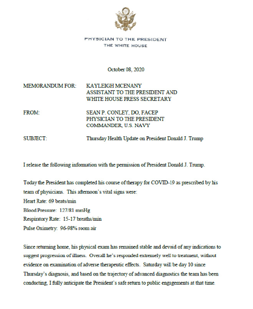 治疗|美股全线走高，阿里巴巴首次突破300美元！特朗普已完成新冠治疗疗程，同意第二次辩论推迟一周