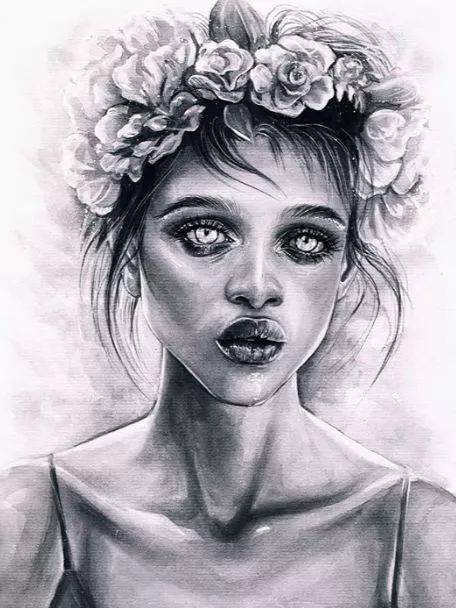 水彩|沉迷眼睛刻画的小伙伴看过来！Lina的水彩人物肖像步骤统统分享给你！