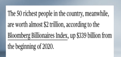 财富|美媒：新冠肺炎疫情加剧美国社会经济不平等