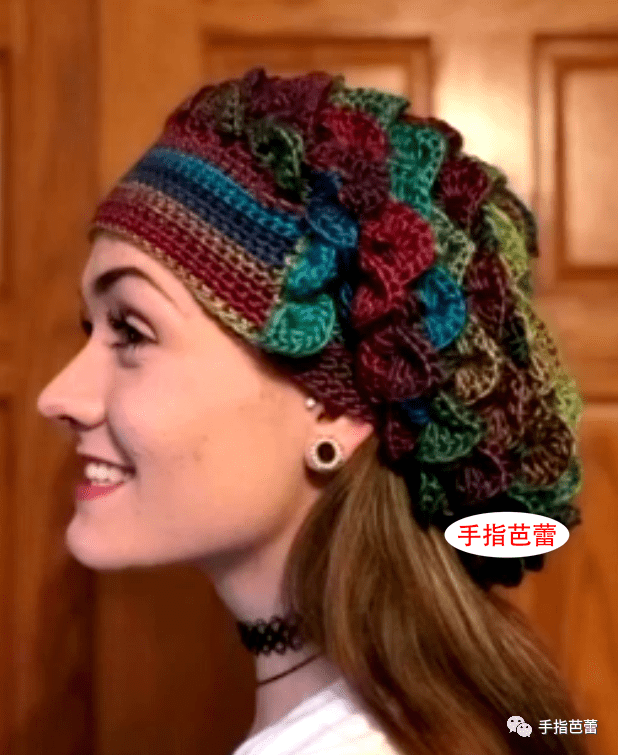 手工编织的帽子就是这么美 爱美女人怎能缺少它(上)