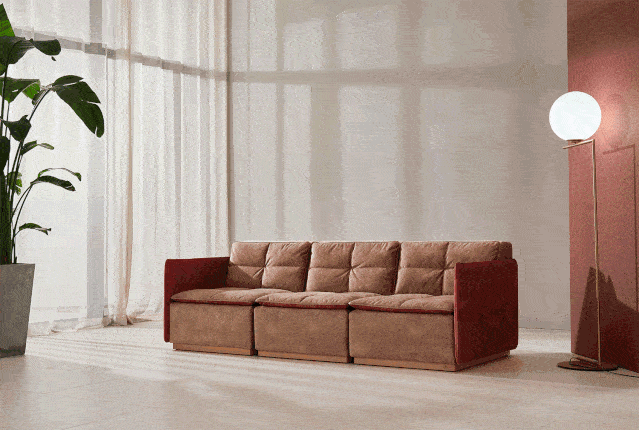 质感犹如拥抱一般温暖舒适  精一家具·沙发 点击图购买 造型多样化