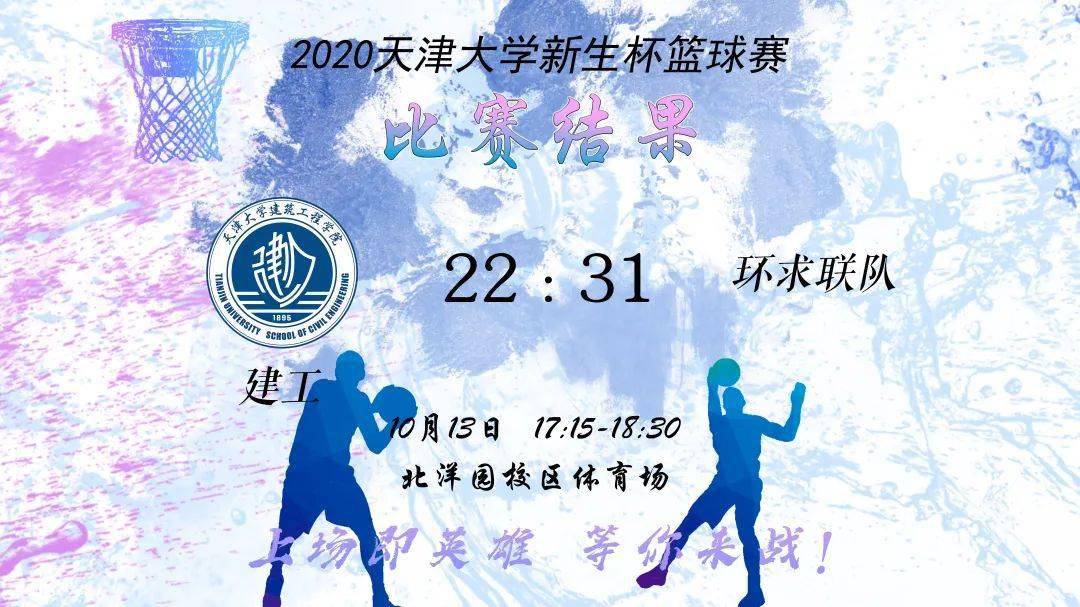 战报2020新生杯篮球赛10月13日新校区战报