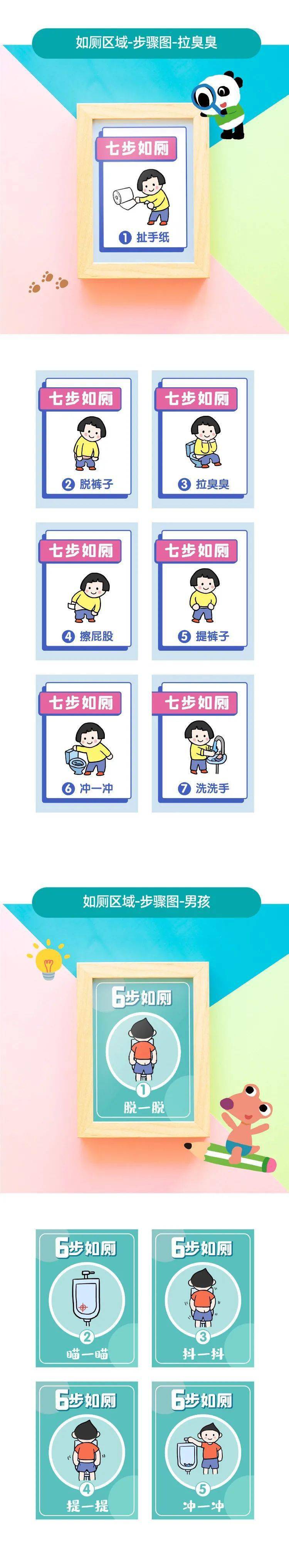 希望你们可以用这些好看的标识 让孩子们爱上洗手 《 幼儿园盥