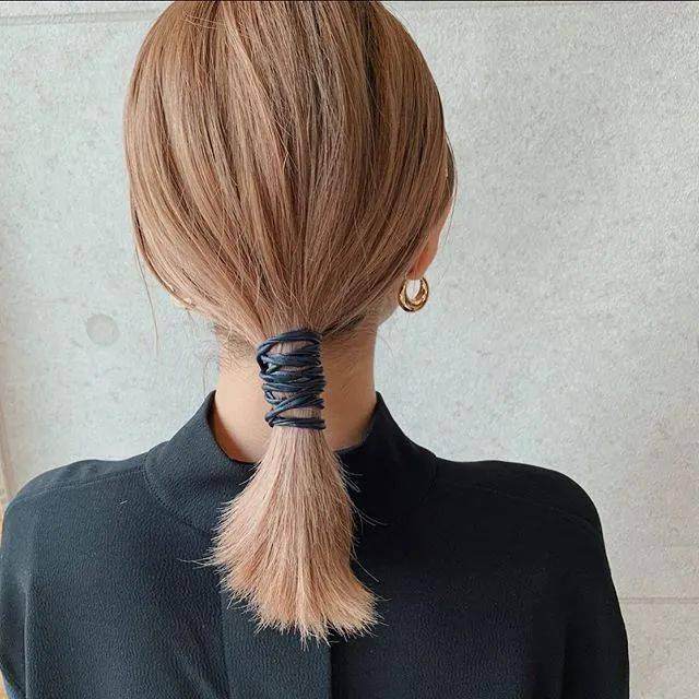 弧度|把低马尾扎得像恋爱一样甜