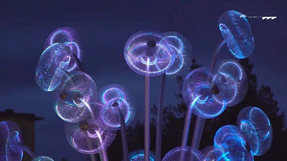【资源2020109】泡泡森林灯光艺术装置 bubble forest