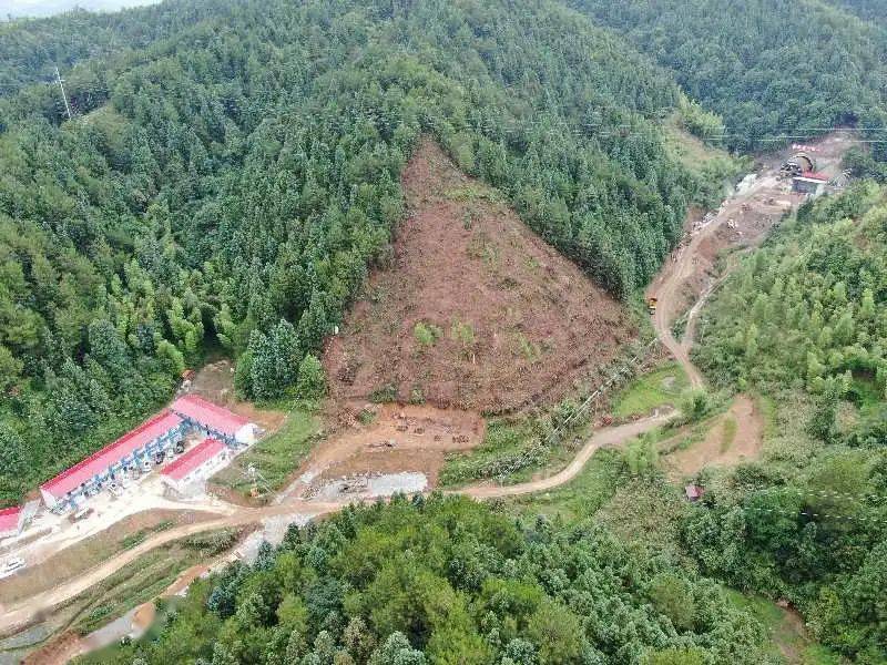 新阳明山隧道鸟瞰
